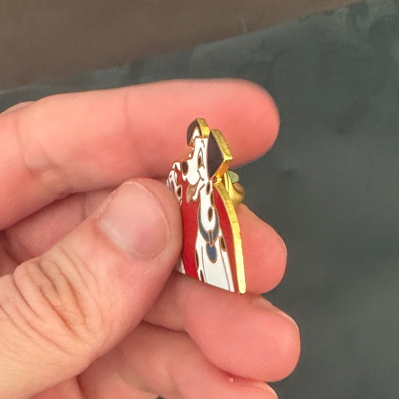 Disney 101 Dalmatians Dog Pin - Red and White - Picture 3 of 6